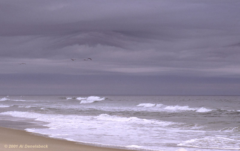 ocean storm clouds