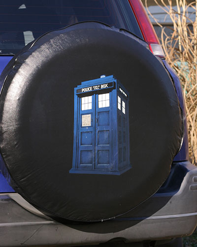 TARDIS spare tire cover