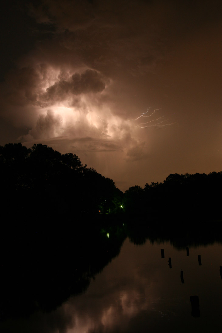 dramatic cloud glow