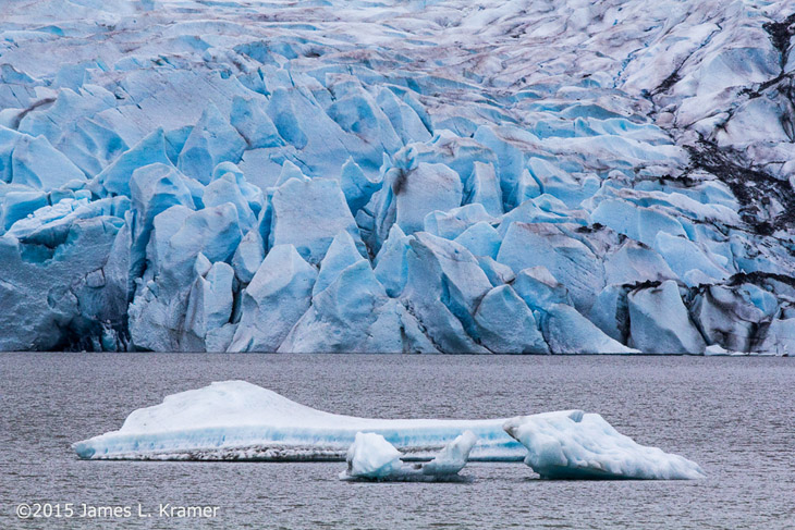 Mendenhall Glacier and iceberg