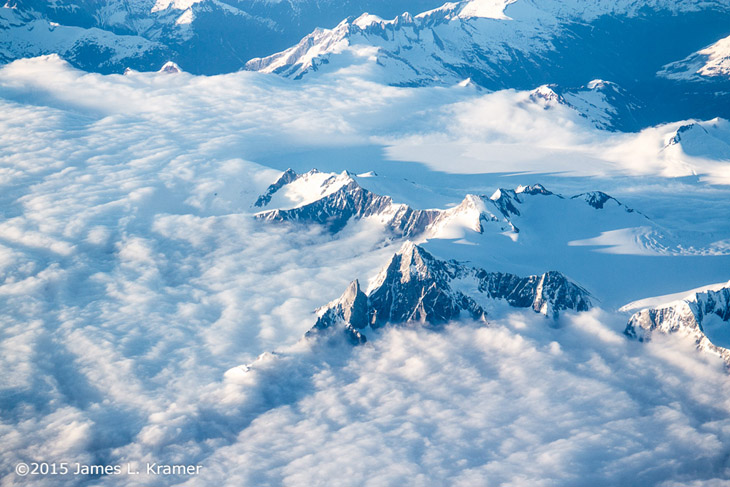 unknown mountain on flight from Juneau to Seattle