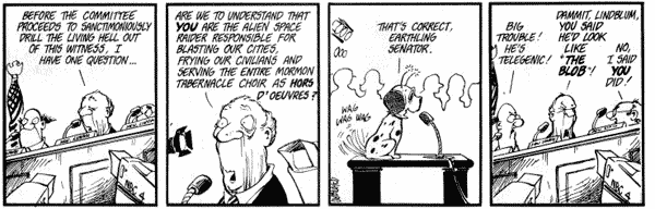 Bloom County comic strip