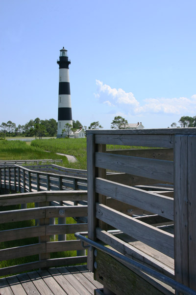 Bodie Island lighthouse, and what you don't see