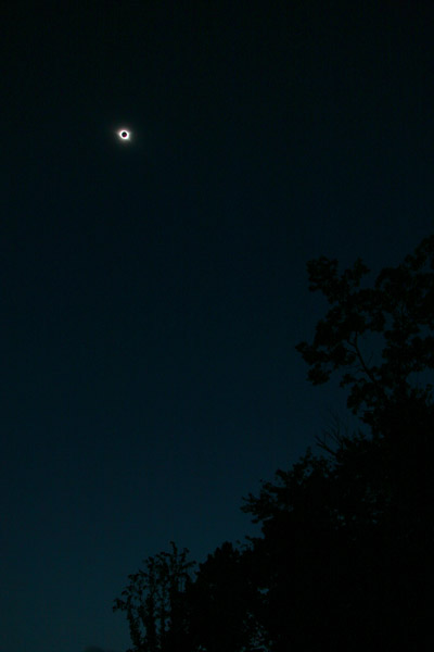 2017 total solar eclipse landscape shot with curves tweak