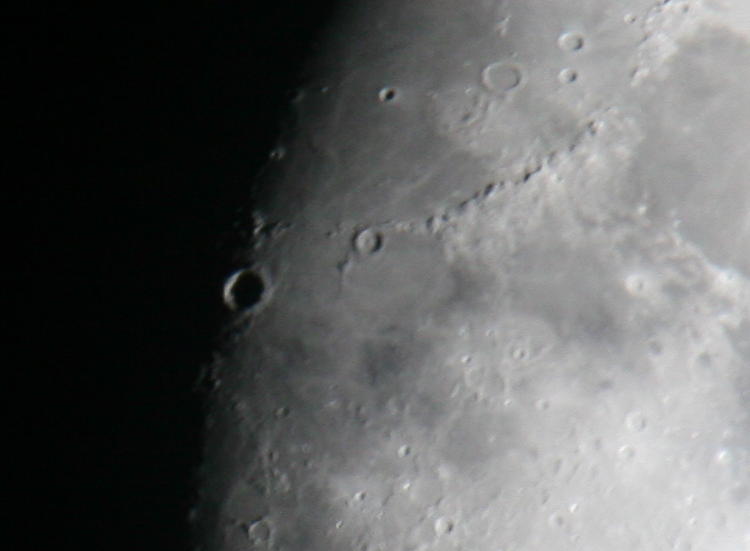 inset of gibbous moon near Copernicus