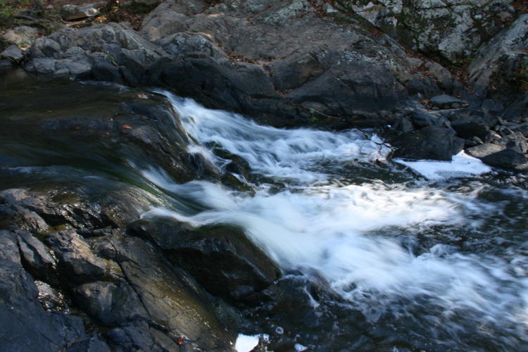 small torrent on Eno River