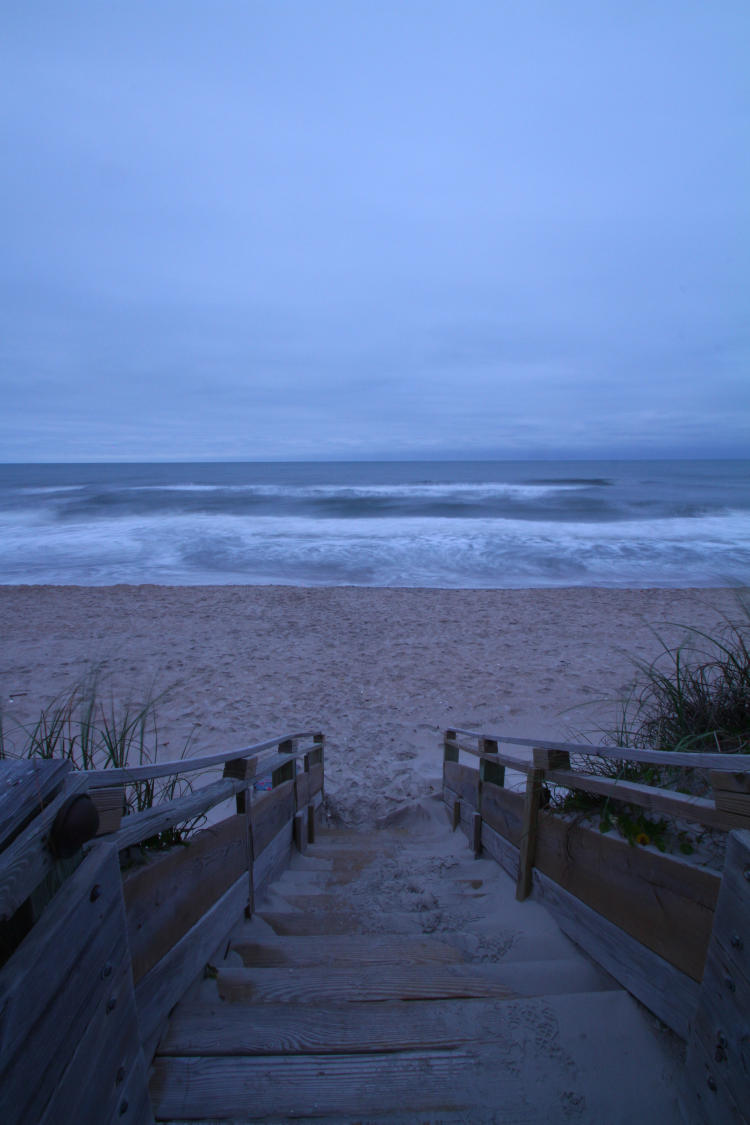 pre-sunrise off North Topsail Beach, NC
