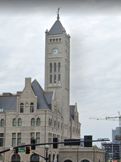 Screenshot from Google Maps of Union Station, Nashville, TN