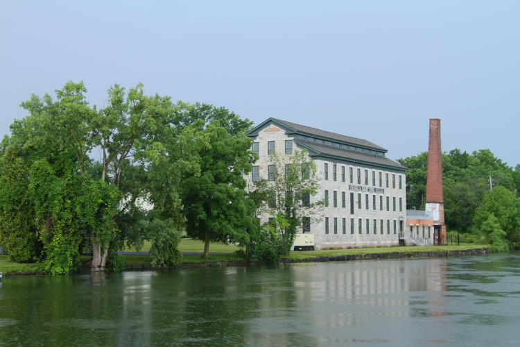 Seneca Knitting Mill on Cayuga-Seneca Canal, Seneca Falls, NY