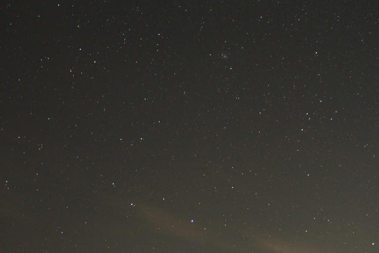 night sky exposure of Leonids origin