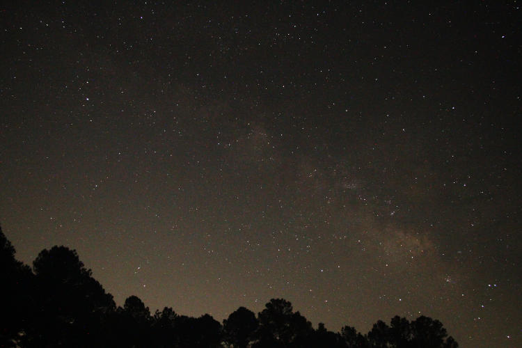 long night exposure of Milky Way