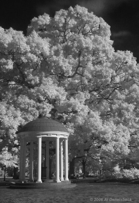 infrared Old Well UNC-Chapel Hill