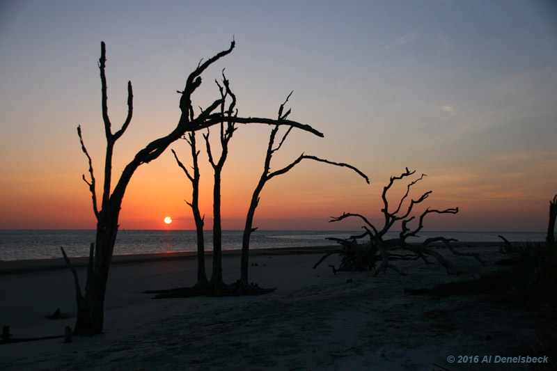 sunrise on Jekyll Island GA