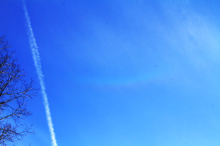 enhanced section of circumzenithal arc