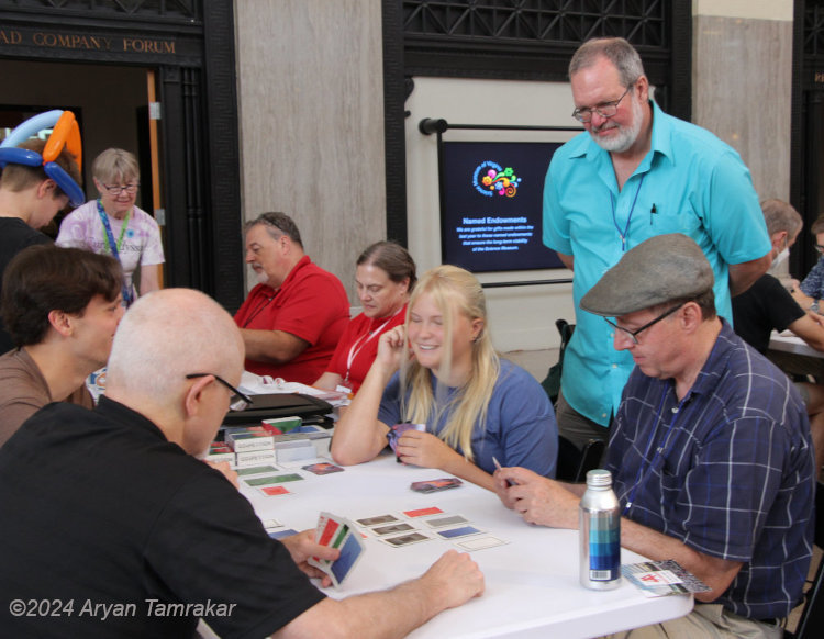 Dan Palmer and Al Denelsbeck at Family Day of the Bridges 2024 Conference, Richmond, Virginia