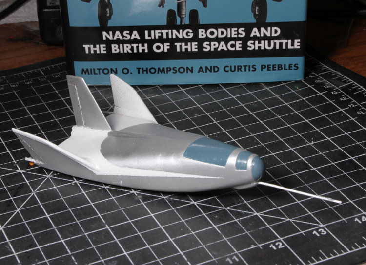 3D printed model of the HL-10 lifting body, design by robert-ho