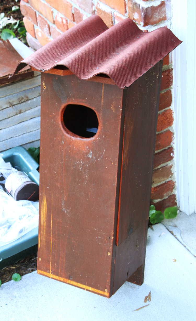 additional waterproofing on new nest box roof