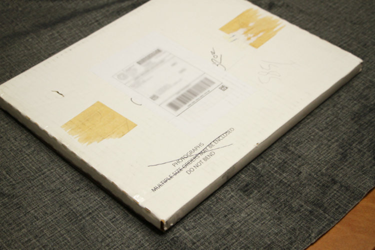 double-layer six-sided corrugated cardboard shipping box for prints, properly done