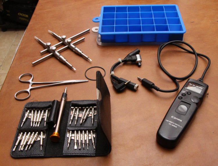 selection of tools for modifications and repairs
